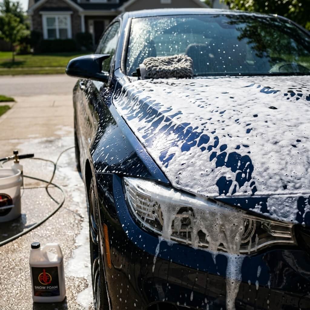 Shampo Mobil & Motor Konsentrat Snow Wash - Media 2